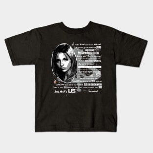 Buffy speech Kids T-Shirt